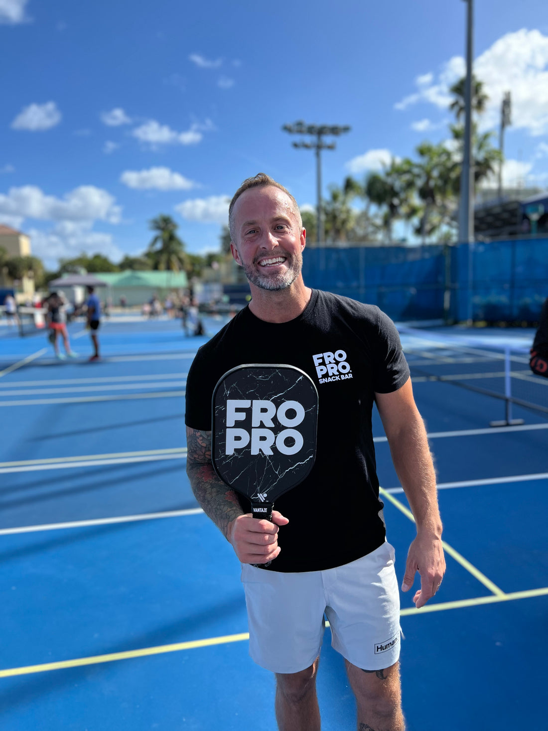 Matt Williams playing pickleball
