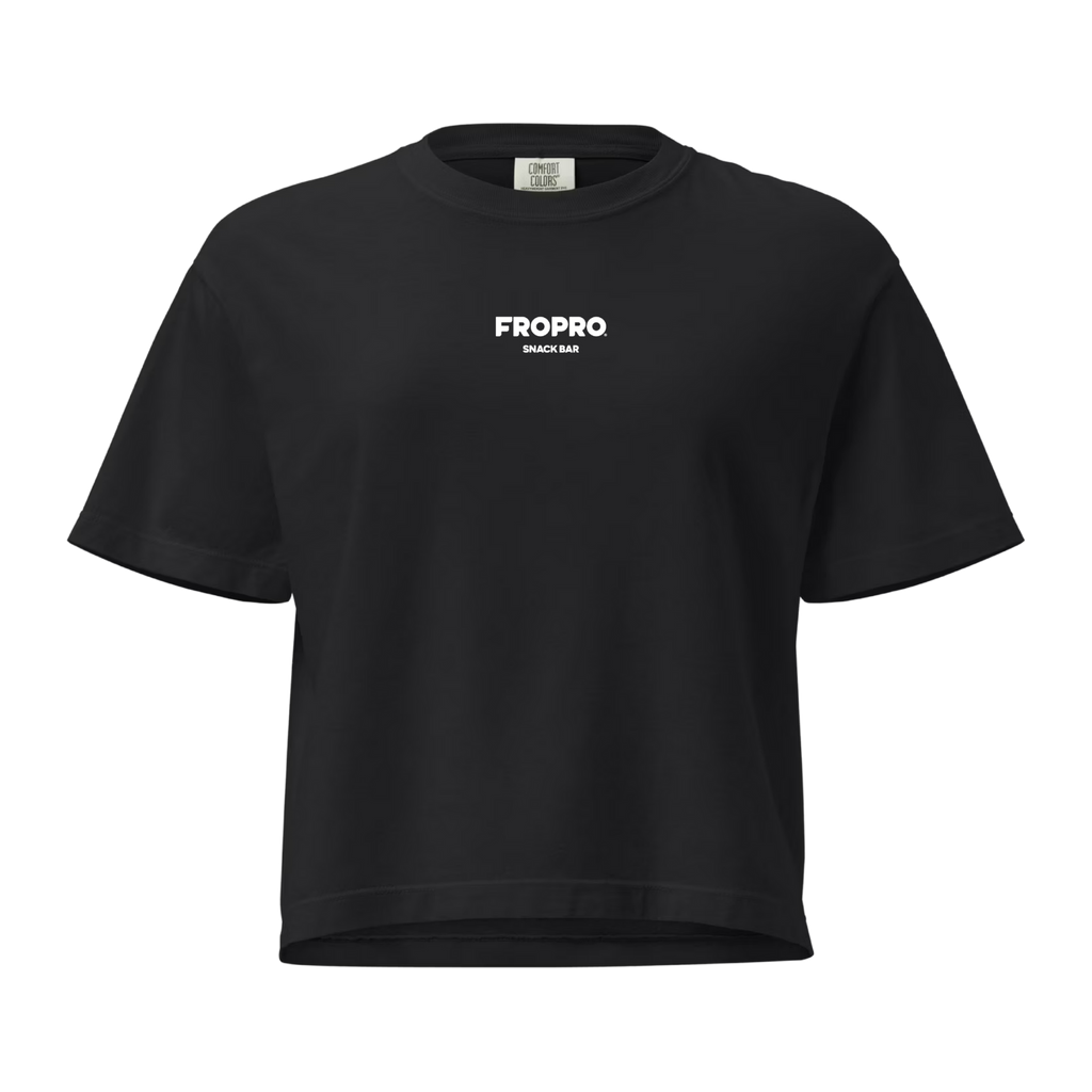 Essential Black Crop Top